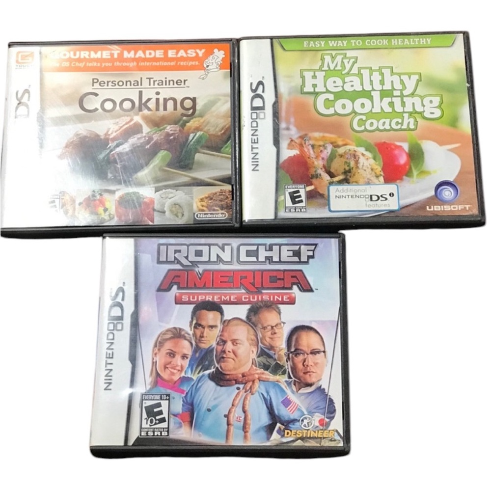 Nintendo DS Cooking Game Bundle - Black